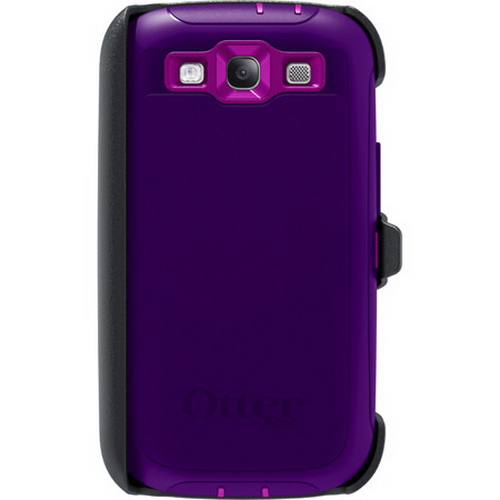 เคส Otterbox Samsung Galaxy S3 Defender Series - Pop Purple Transparen-Violet Purple เคส 3 ชั้น เหน็บเข็มขัด กันกระแทกปกป้องแบบสูงสุด ของแท้ 100% จาก USA By Gadget Friend